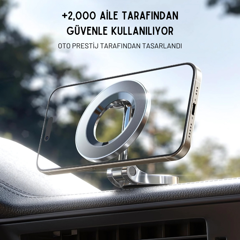 Auto Prestij | MagSafe & Manyetik 1080° Telefon Tutucu